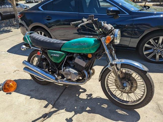 1976 Kawasaki KH400 + 1978 Honda CB400T<br />
２台まとめてのセット販売です。